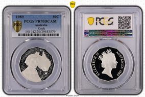 1989 50C Cook Ag PR70DCAM