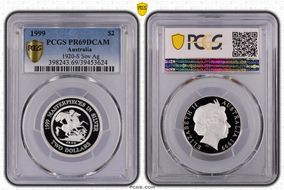 1999 $2 1920-S Sov Ag PR69DCAM