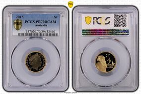 2015 $2 PR70DCAM