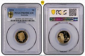 2010 $2 PR69DCAM