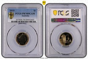 2015 $2 PR70DCAM