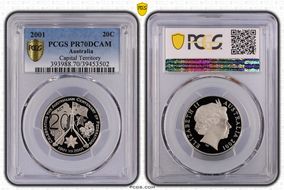 2001 20C Capital Territory PR70DCAM