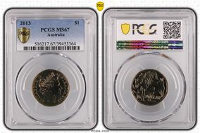 2013 $1 MS67