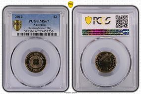 2012 $2 Remembrance Day MS67
