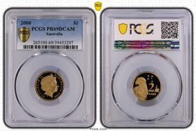 2000 $2 PR69DCAM