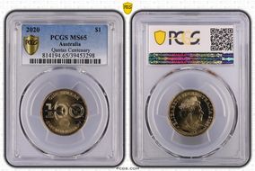 2020 $1 Qantas Centenary MS65
