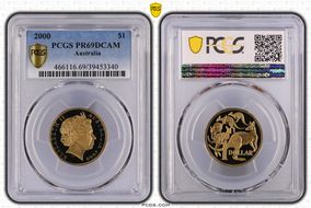 2000 $1 PR69DCAM