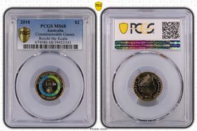 2018 $2 Commonwealth Games Borobi the Koala MS68