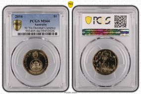 2016 $1 50 Yrs Decimal Currency MS66