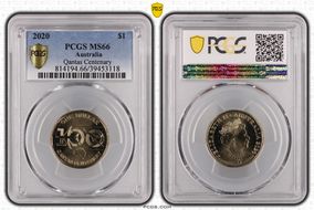 2020 $1 Qantas Centenary MS66