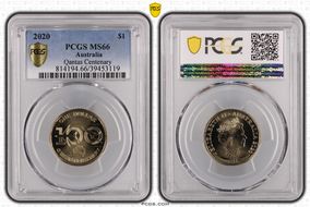 2020 $1 Qantas Centenary MS66