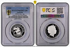 1999 $2 1920-S Sov Ag PR69DCAM