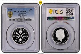 1998 20C 1951 Florin Silver PR69DCAM