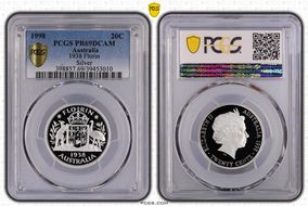 1998 20C 1938 Florin Silver PR69DCAM