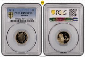2015 $2 PR70DCAM