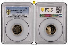 2015 $2 PR70DCAM