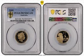 2000 $2 PR70DCAM