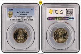 2016 $1 50 Yrs Decimal Currency MS66