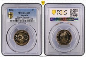 2020 $1 Qantas Centenary MS66