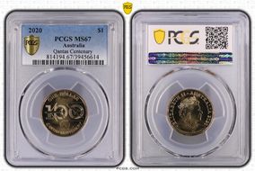 2020 $1 Qantas Centenary MS67
