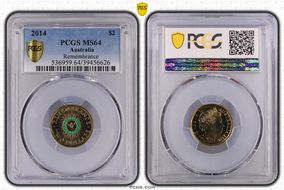 2014 $2 Remembrance - Colorized MS64