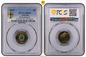 2014 $2 Remembrance - Colorized MS64