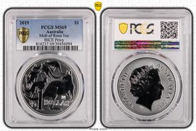 2019 $1 Mob of Roos  BICE Privy MS69