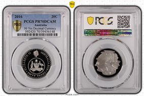 2016 20C 50 Yrs Decimal Currency PR70DCAM