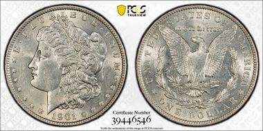 1901 $1 VAM 3, DDR AU58