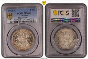 1915-A 3 Mk Mansfeld J-115 MS66+