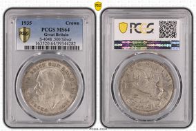 1935 Crown S-4048 .500 Silver MS64