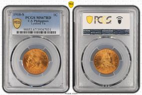 1910-S 1C MS67RD
