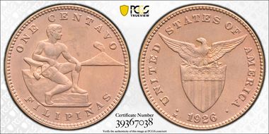 1926-M 1C MS66RD