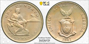 1941-M 1C MS66RD