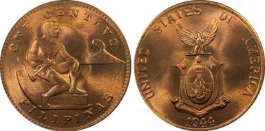 1944-S 1C KM-179 MS67RD