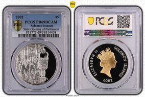 2002 $5 State Opening of Parliament PR69DCAM