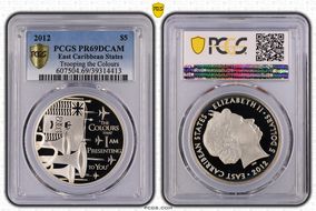 2012 $5 Trooping the Colours PR69DCAM