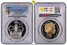 2002 $2 Golden Jubilee PR69DCAM