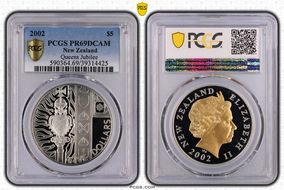 2002 $5 Queens Jubilee PR69DCAM