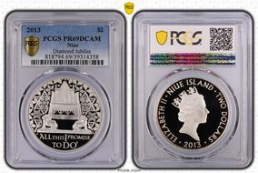 2013 $2 Diamond Jubilee PR69DCAM