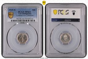 1915-S 10C MS64