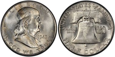 1949-S/S 50C RPM, FS-501 MS64FBL