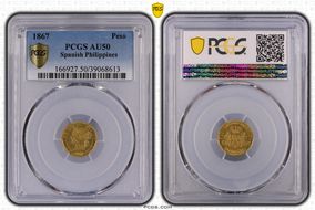 1867 Peso AU50