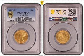 1882-M Sov S-3854A Shield MS62