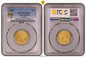 1842 Sov S-3852  Closed 2 MS62