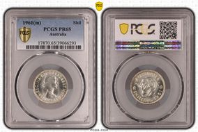 1961(m) Shil PR65