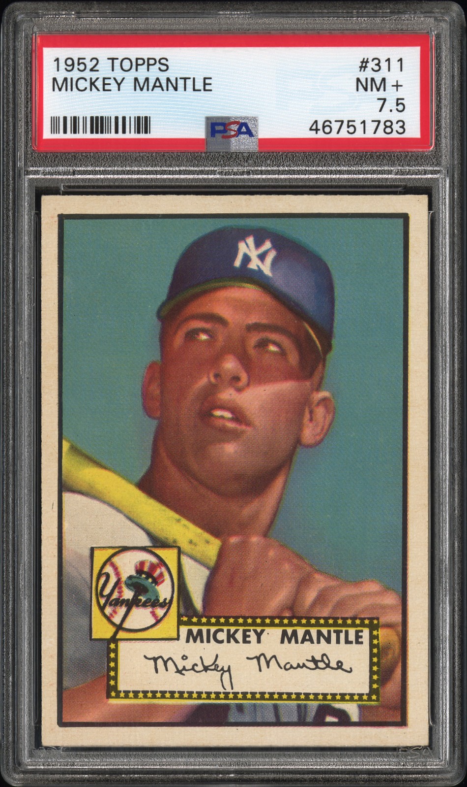 CSG awards high grade to another beautiful 1952 Topps Mickey Mantle card -  Sports Collectors Digest