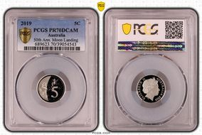 2019 5C 50th Ann. Moon Landing PR70DCAM