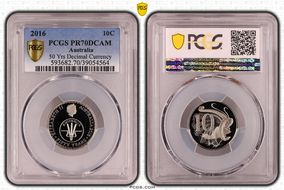 2016 10C 50 Yrs Decimal Currency PR70DCAM