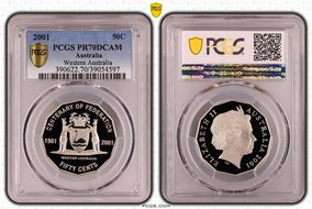 2001 50C Western Australia PR70DCAM